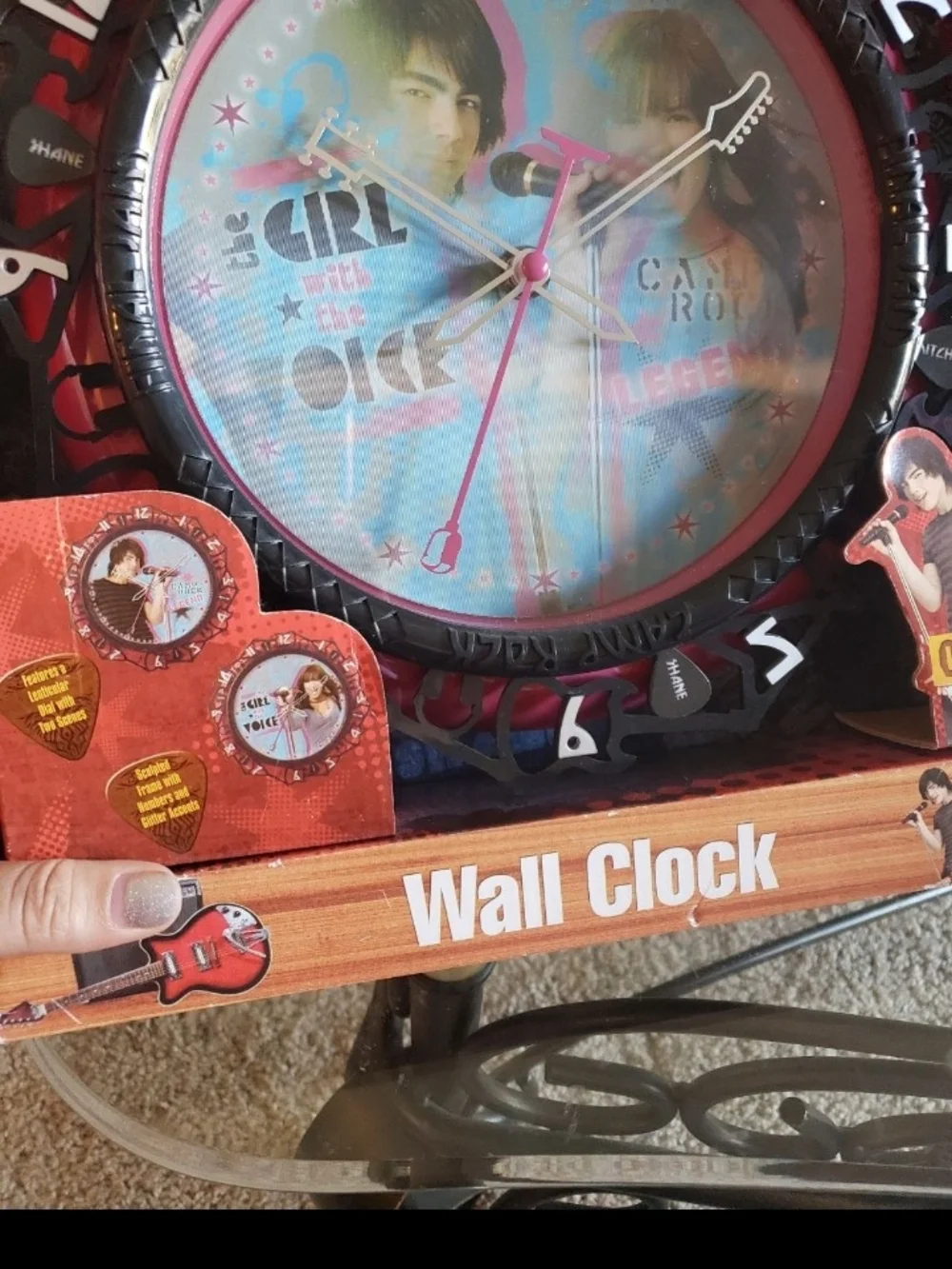 Camp rock wall clock